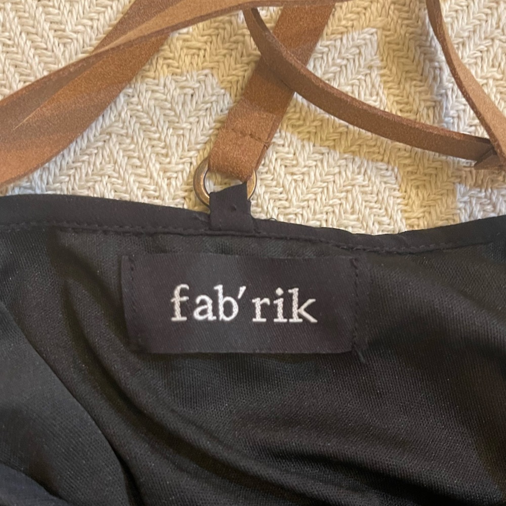 Fab’rik Womens Black Dress Size Large - Picture 9 of 9